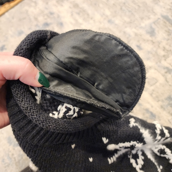 NWT Vintage Lauren Hansen Hand Knitted Snowflake Reindeer Sweater L Ramie Cotton - Picture 14 of 17